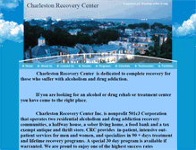 Tablet Screenshot of charlestonrecoverycenter.com